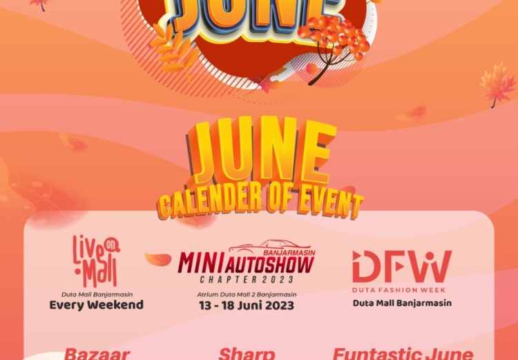 Calendar of Event Duta Mall Banjarmasin Bulan Juni 2023